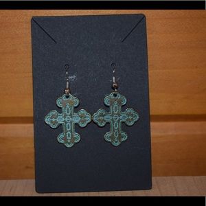 Cross earrings